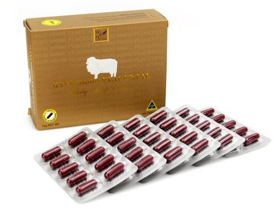 Viên uống collagen nhau thai cừu của Úc Maxi Sheep Placenta 50000mg